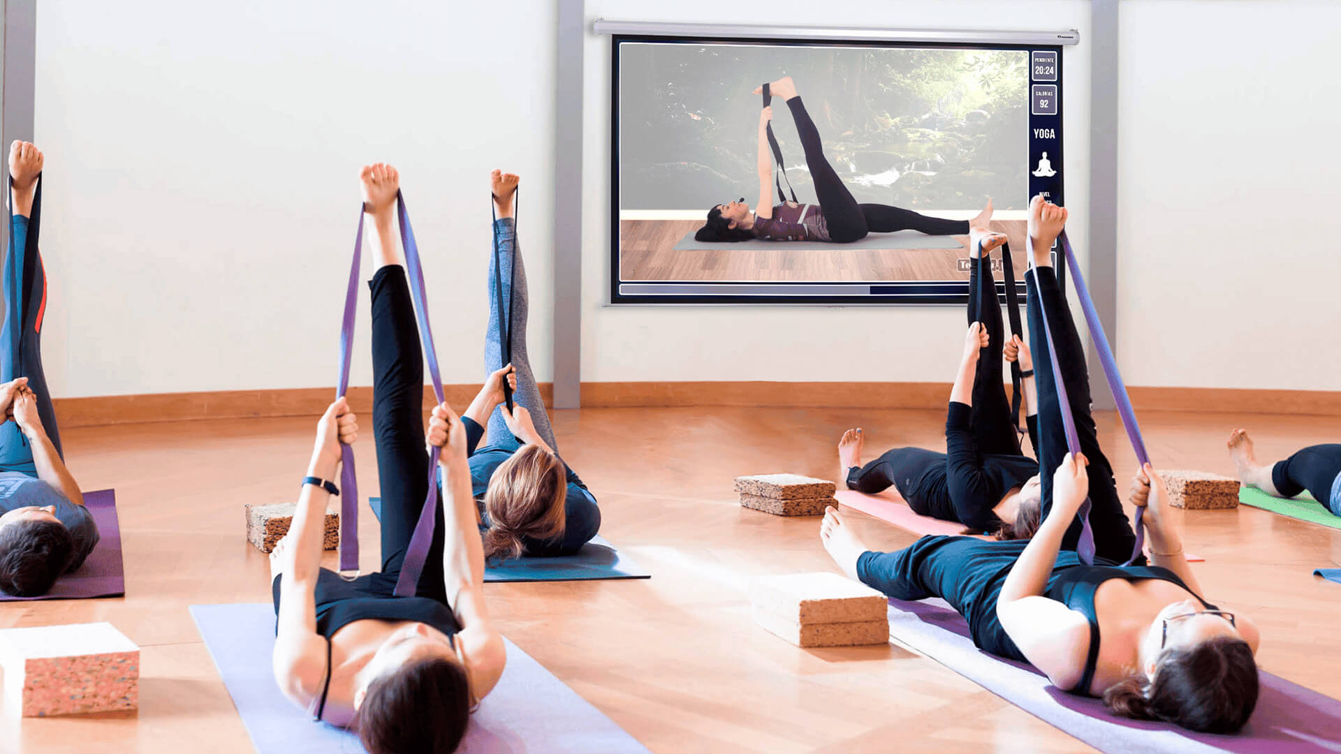 clase de yoga profesional para hoteles