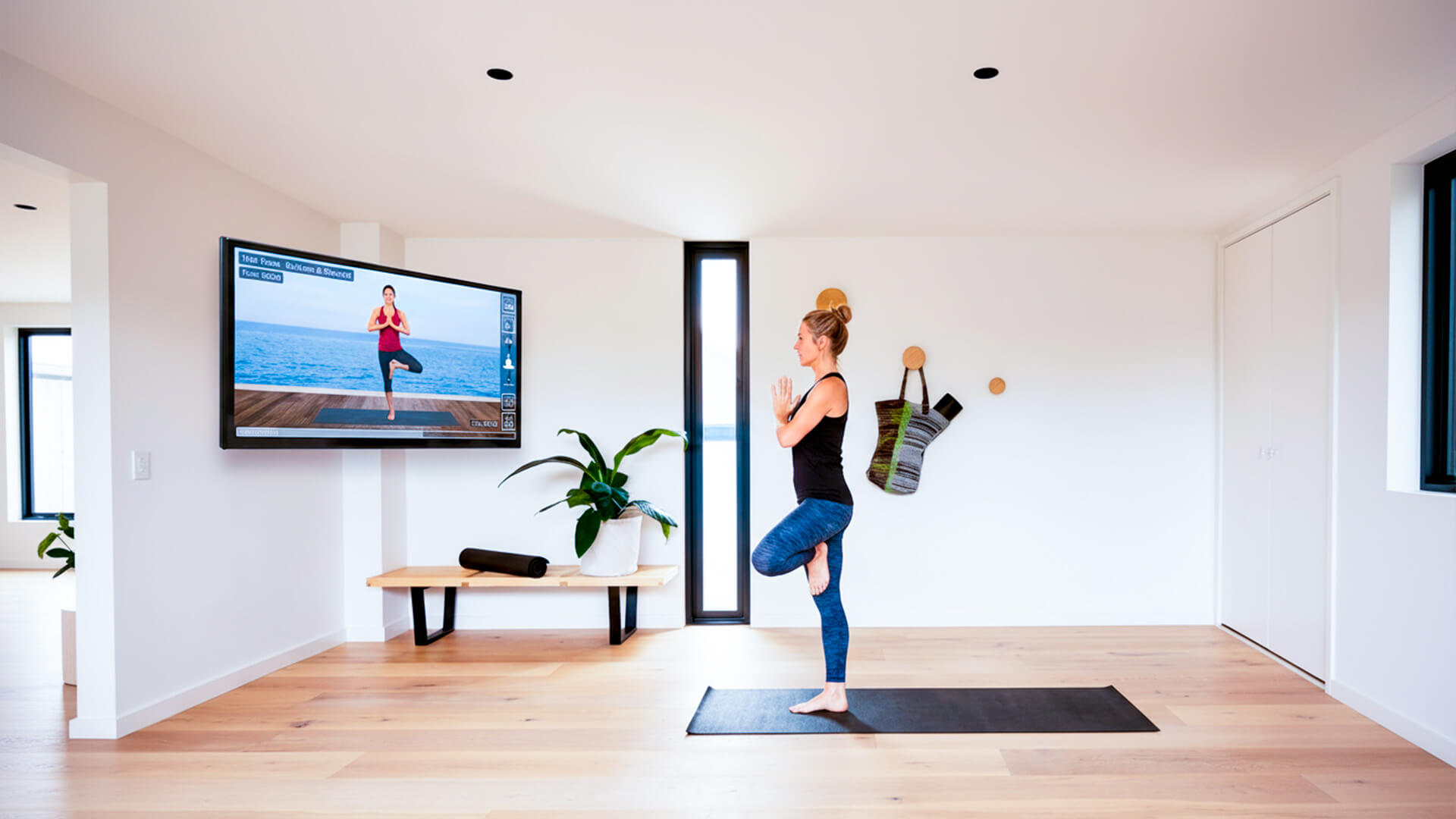 clase de yoga virtual premium para hoteles