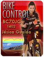 Cartela Gimnasio en Casa Gym Virtual ZCN-140222-jesica-bikecontrol-bc70jg-d22