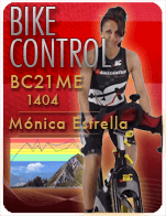 Cartela Gimnasio en Casa Gym Virtual ZCN-140411-monica-bikecontrol-bc21me-d22