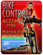 Cartela Gimnasio en Casa Gym Virtual ZCN-170629-monica-bikecontrol-bc27me-d21