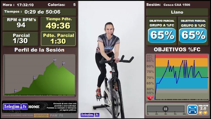Imagen Características Generales de las Video Clases de Ciclo Indoor ciclo caa
