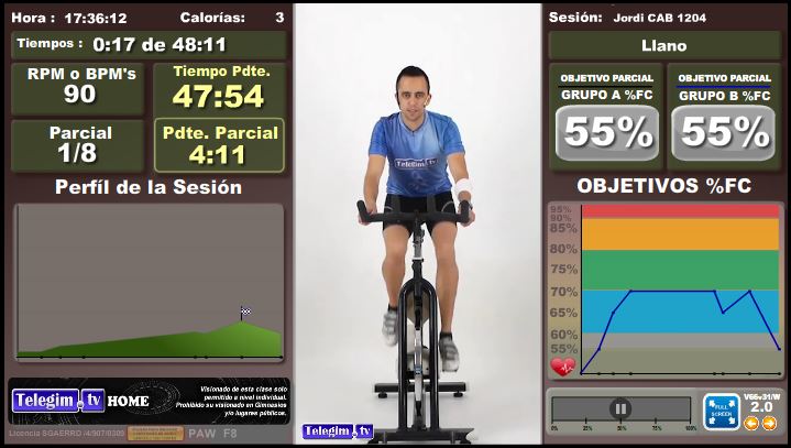 Imagen Características Generales de las Video Clases de Ciclo Indoor ciclo cab